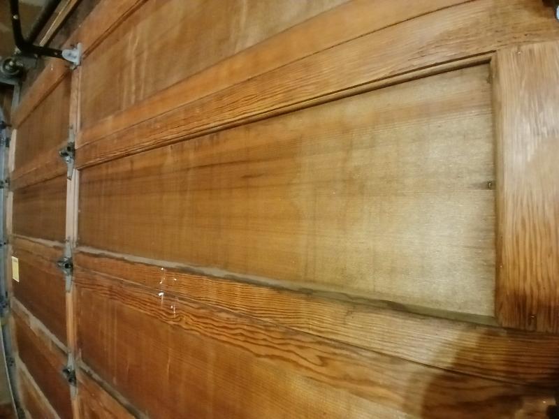 ACME INDUUSTRIES Wood Garage Door - 8 ft x 7 ft 8 in, 155 lbs
