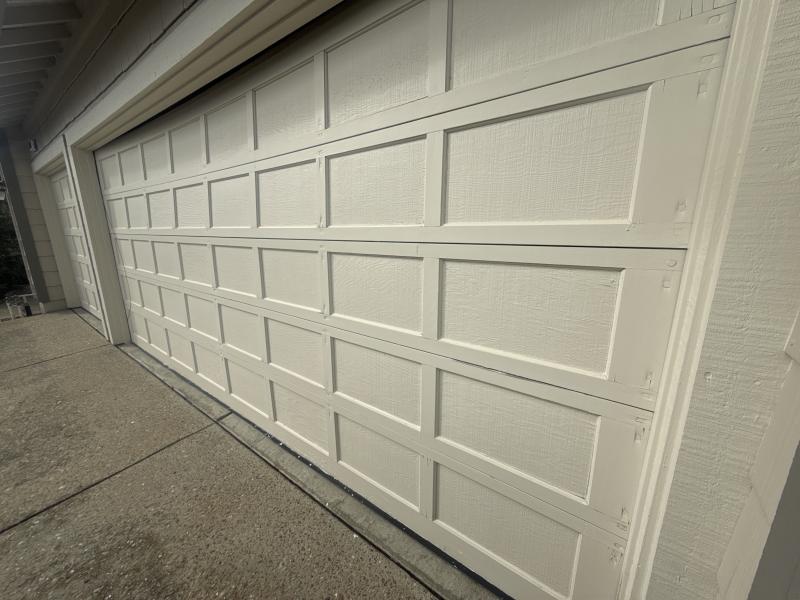 Wood Garage Door - 16 ft x 7 ft, 277 lbs