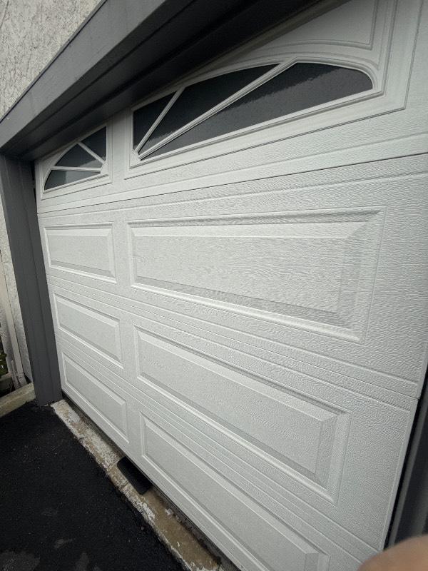 Amarr Stratford Steel Garage Door - 8 ft x 7 ft, 112 lbs